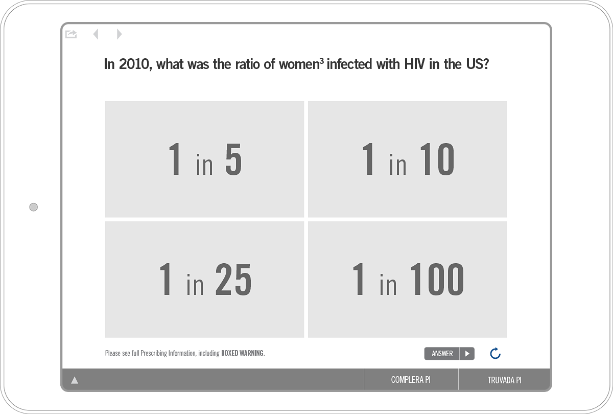 Wireframe screen displaying the initial tablet screen view, where the user can select from 4 tiles