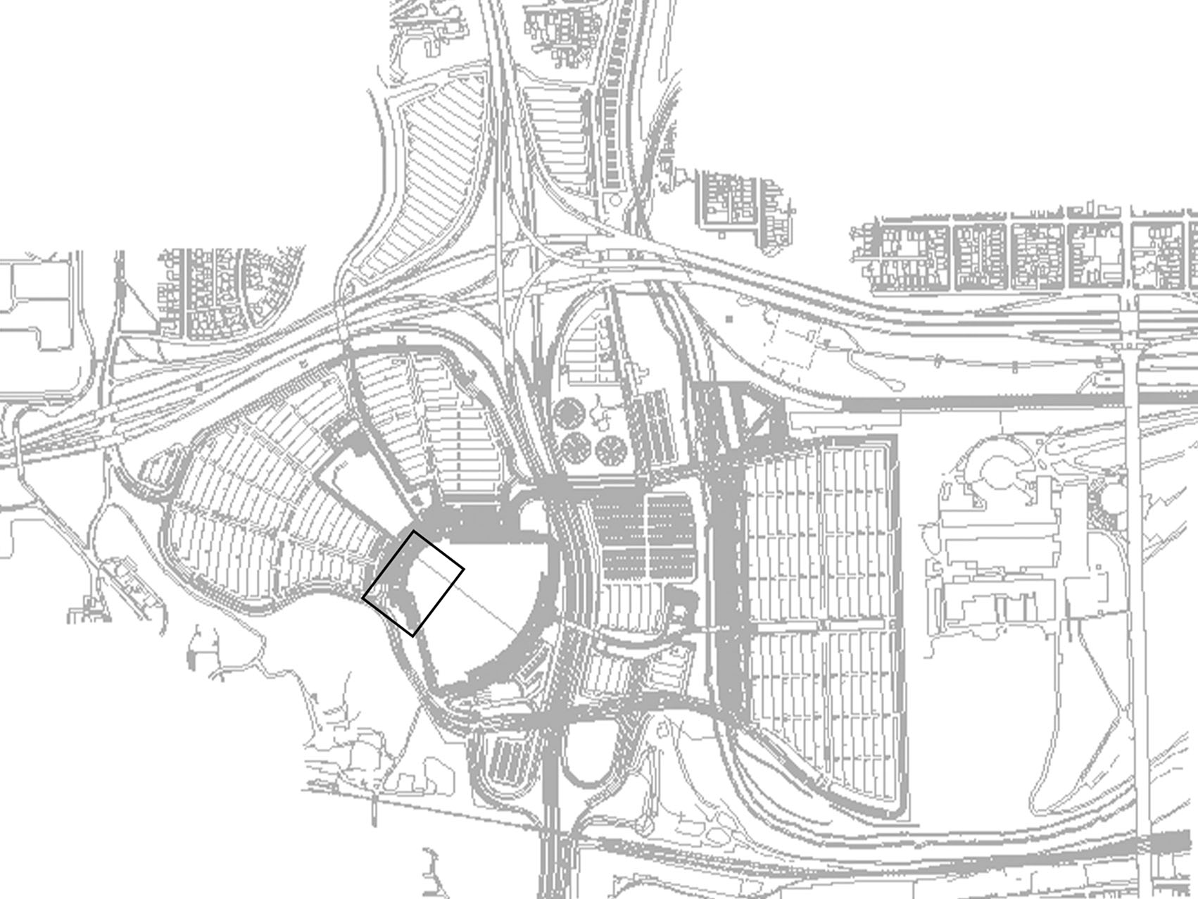 Miller Park (Milwaukee Brewers Baseball Stadium): Site plan and field level floor plan